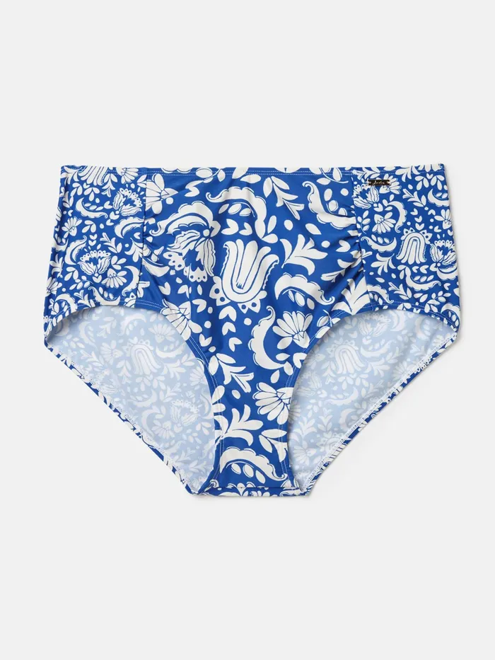 Joules Jasmine 8211 Blue Mosaic Bikini Bottoms Women Swimwear and Beachwear