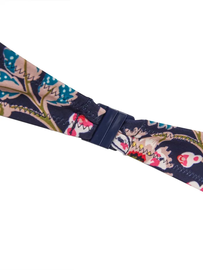 Joules Jasmine 8211 Navy Floral Bikini Top Women Swimwear and Beachwear