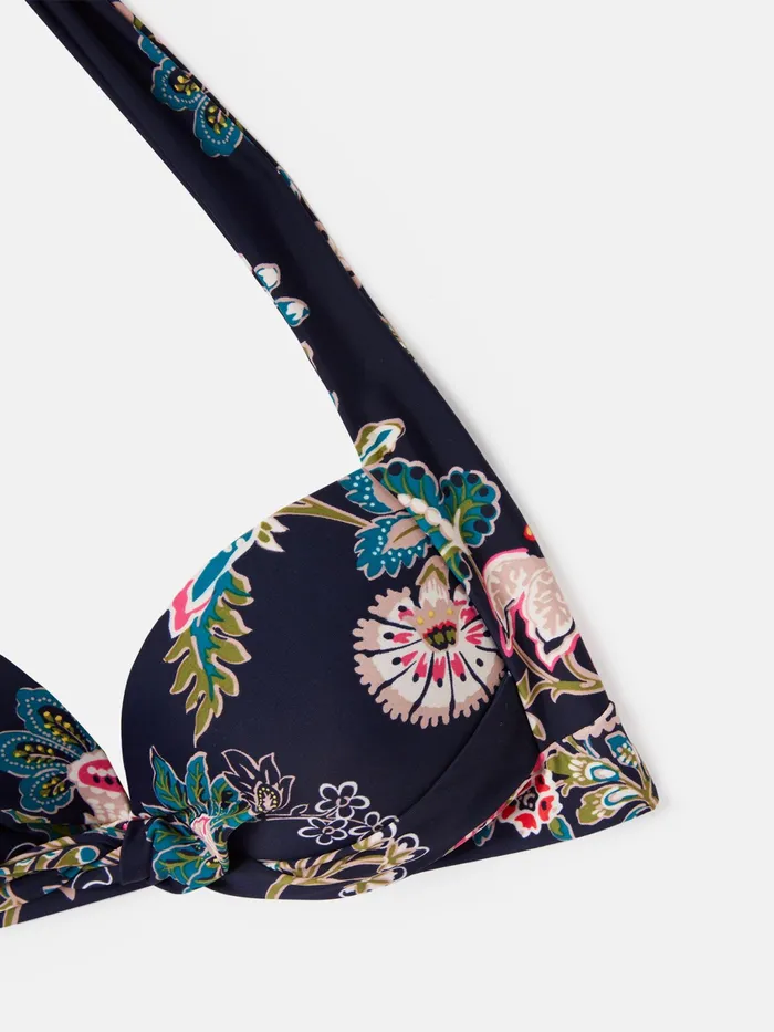 Joules Jasmine 8211 Navy Floral Bikini Top Women Swimwear and Beachwear