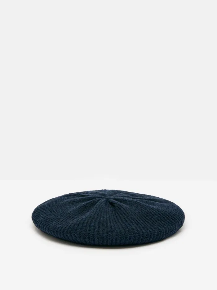 Joules Joelle 8211 Navy Knitted Beret Women Hats