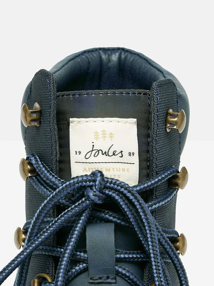 Joules Kendall 8211 Navy LaceUp Boots Women Boots