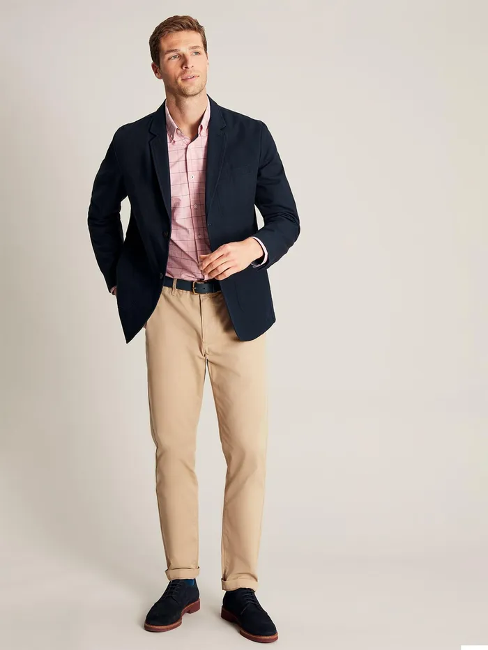 Joules Langley 8211 Blue Relaxed Fit Blazer Men Coats and Jackets