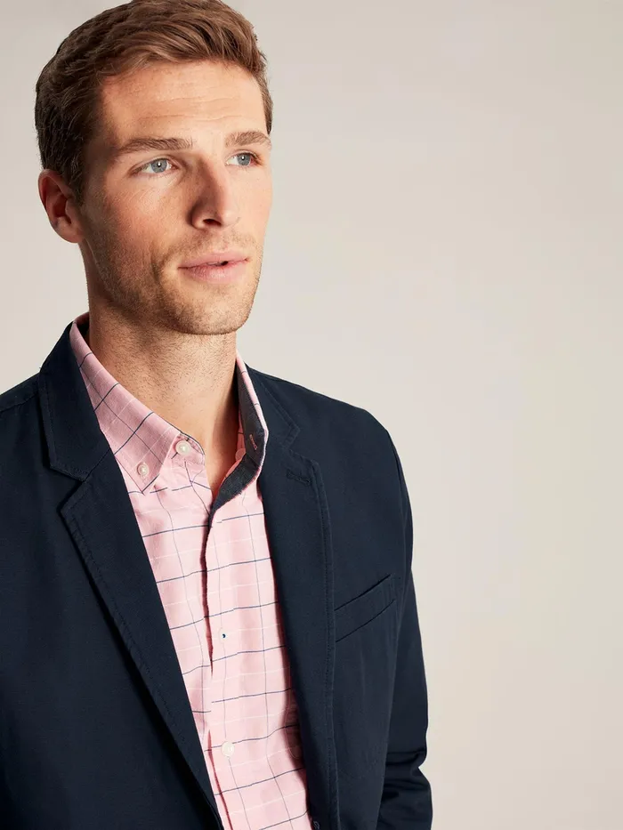Joules Langley 8211 Blue Relaxed Fit Blazer Men Coats and Jackets