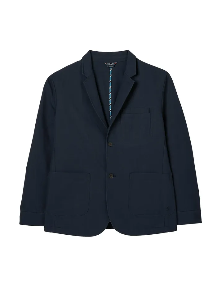 Joules Langley 8211 Blue Relaxed Fit Blazer Men Coats and Jackets