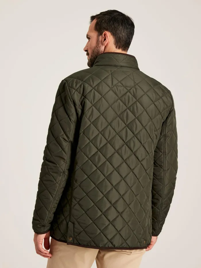 Joules Maynard 8211 Green Quilted Coat Men Coats and Jackets
