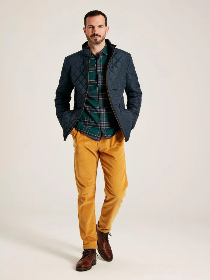Joules Maynard 8211 Navy Quilted Coat Men Coats and Jackets