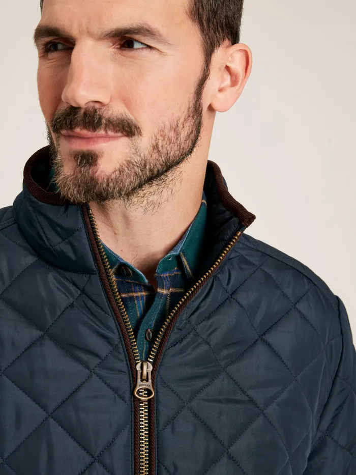 Joules Maynard 8211 Navy Quilted Coat Men Coats and Jackets