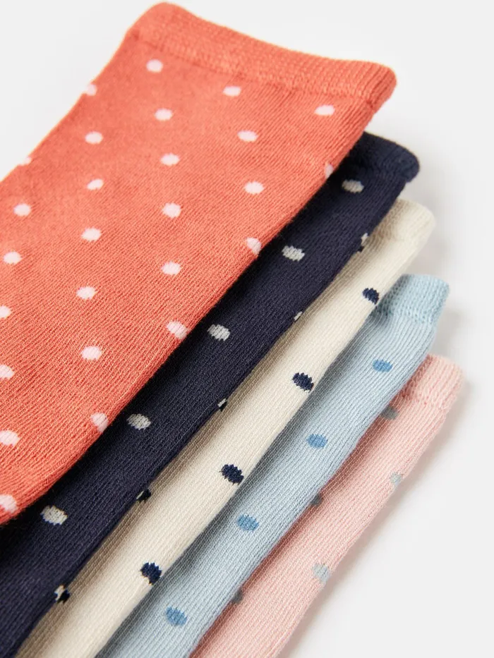 Joules Multi Socks 5 Pack Women Socks and Tights