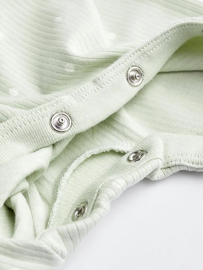 Joules Next Mint Green Baby Collared Sleepsuits 3 Pack Girls Nightwear