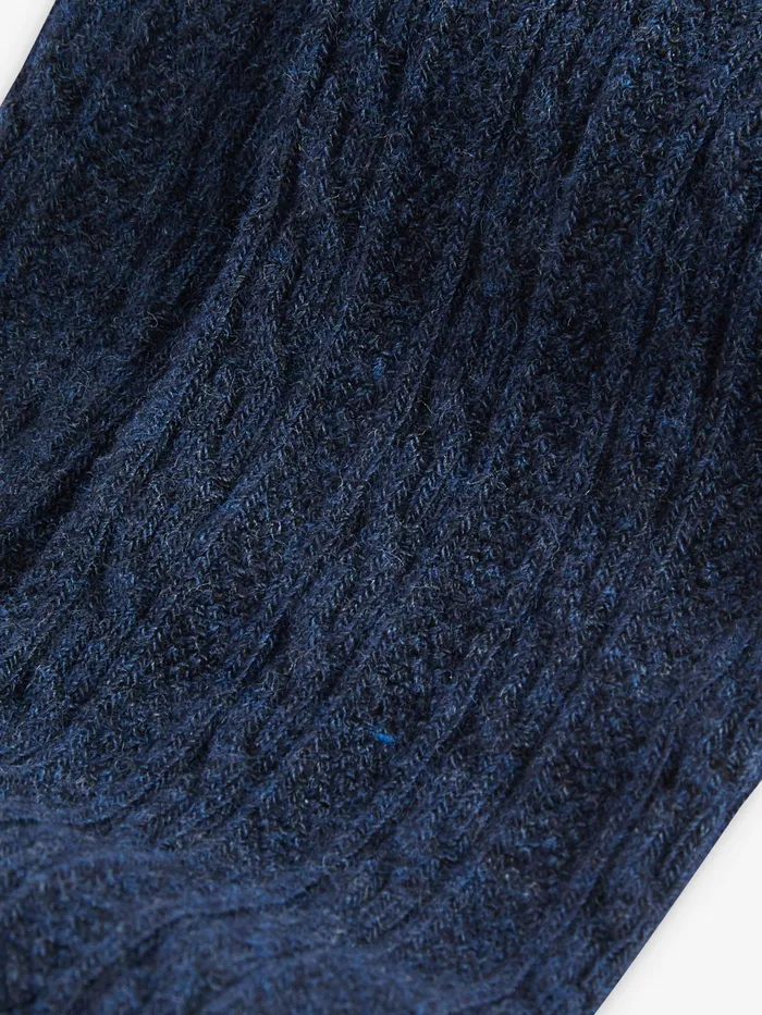 Joules Next Navy Blue Sparkle Tights Girls Socks