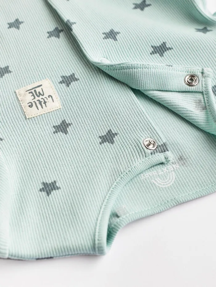 Joules Next Neutral Baby Star Sleepsuits 4 Pack Boys Nightwear