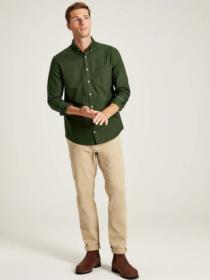 Joules Oxford 8211 Green Classic Fit Shirt Men Shirts