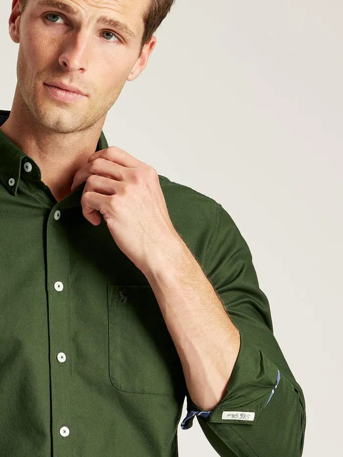 Joules Oxford 8211 Green Classic Fit Shirt Men Shirts