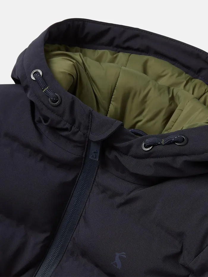 Joules Padwell 8211 Navy Waterproof Padded Coat Boys Coats and Jackets