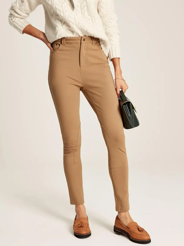 Joules Rue 8211 Brown Jodhpur Trousers Women Trousers and Leggings