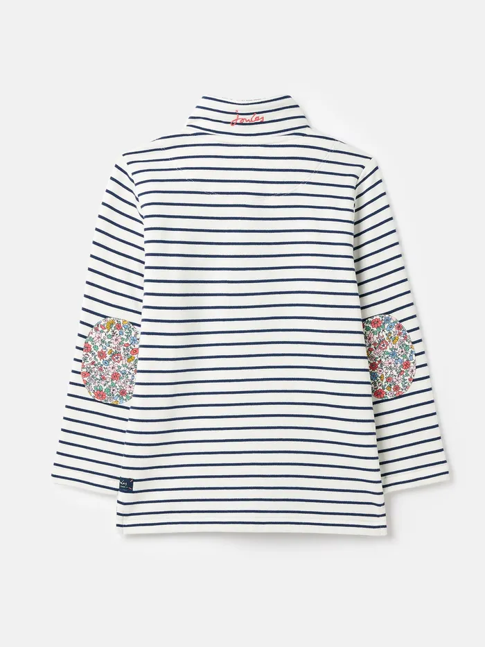 Joules Saunton 8211 White Sweatshirt Girls Sweatshirts and Hoodies