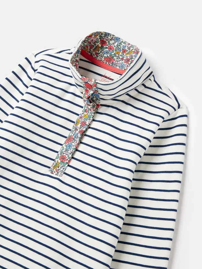 Joules Saunton 8211 White Sweatshirt Girls Sweatshirts and Hoodies