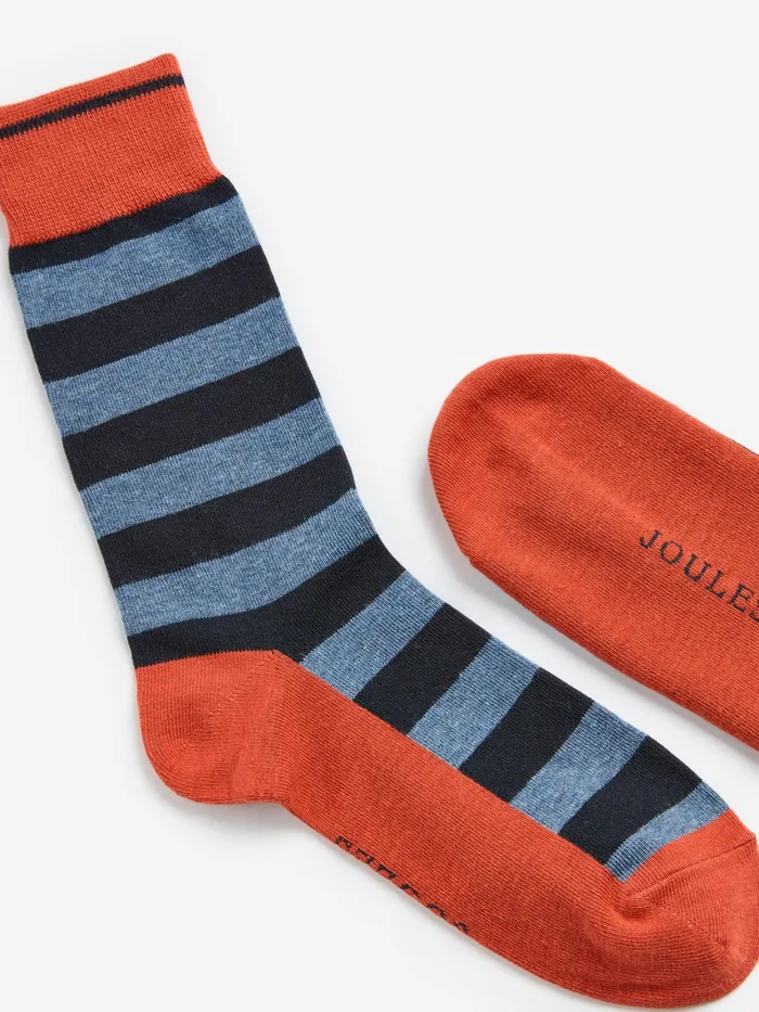 Joules Single Socks 8211 BlueNavy Stripe Men Socks Joules Single Socks 8211 BlueNavy Stripe Men Socks