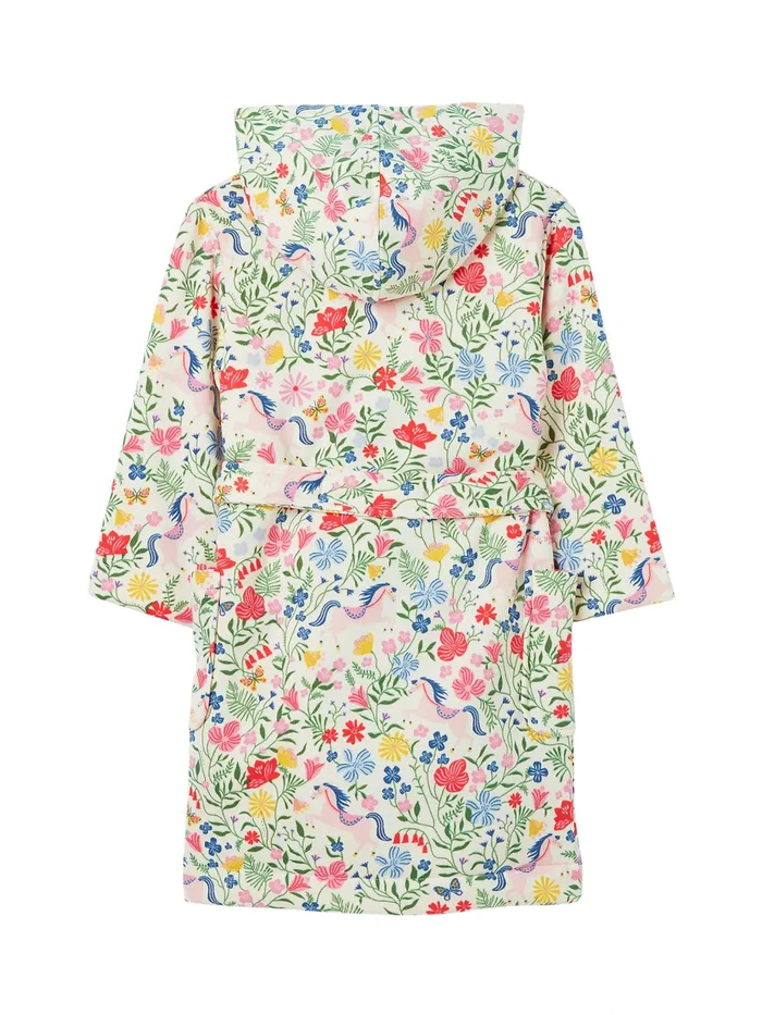 Joules Starlight 8211 Pink Cosy Fleece Lined Dressing Gown Girls Nightwear