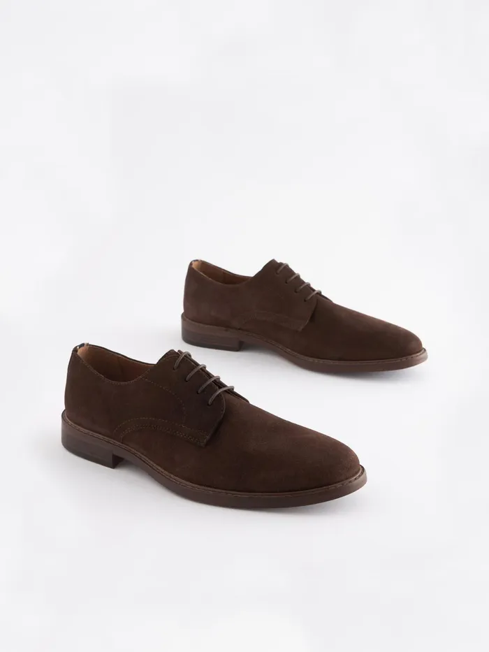 Joules Suede Derby 8211 Brown Men Shoes