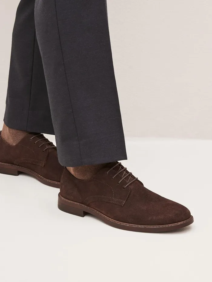 Joules Suede Derby 8211 Brown Men Shoes