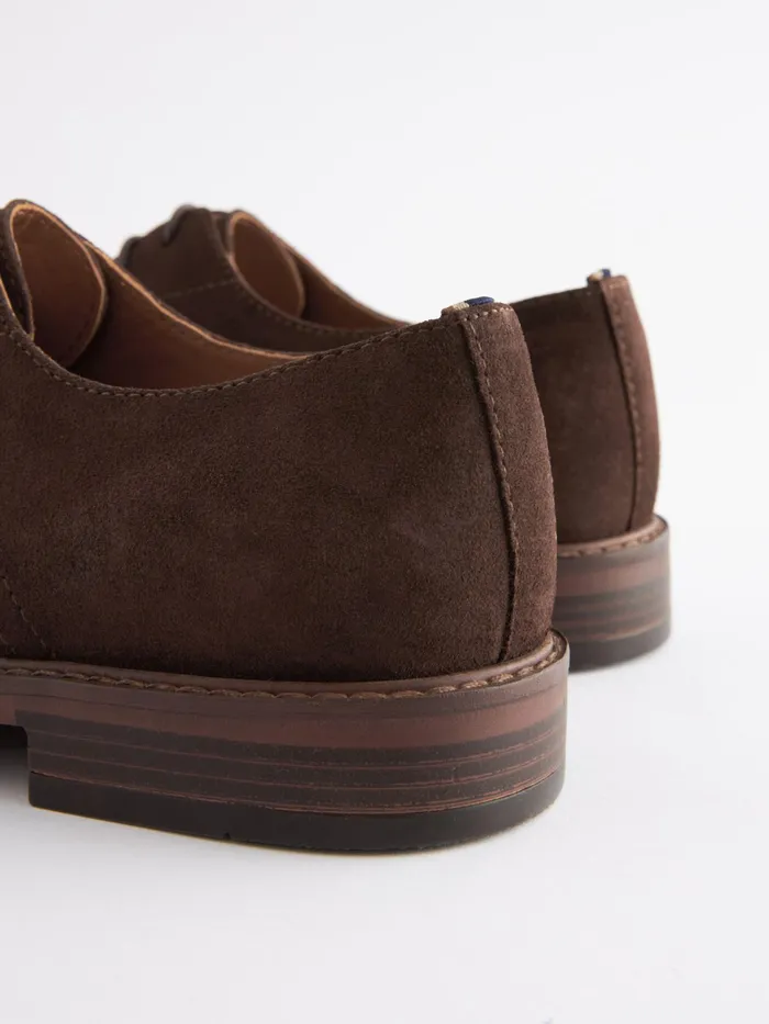 Joules Suede Derby 8211 Brown Men Shoes