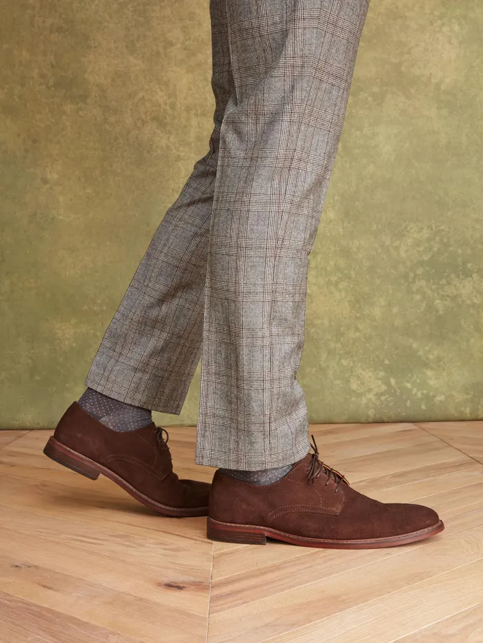 Joules Suede Derby 8211 Brown Men Shoes