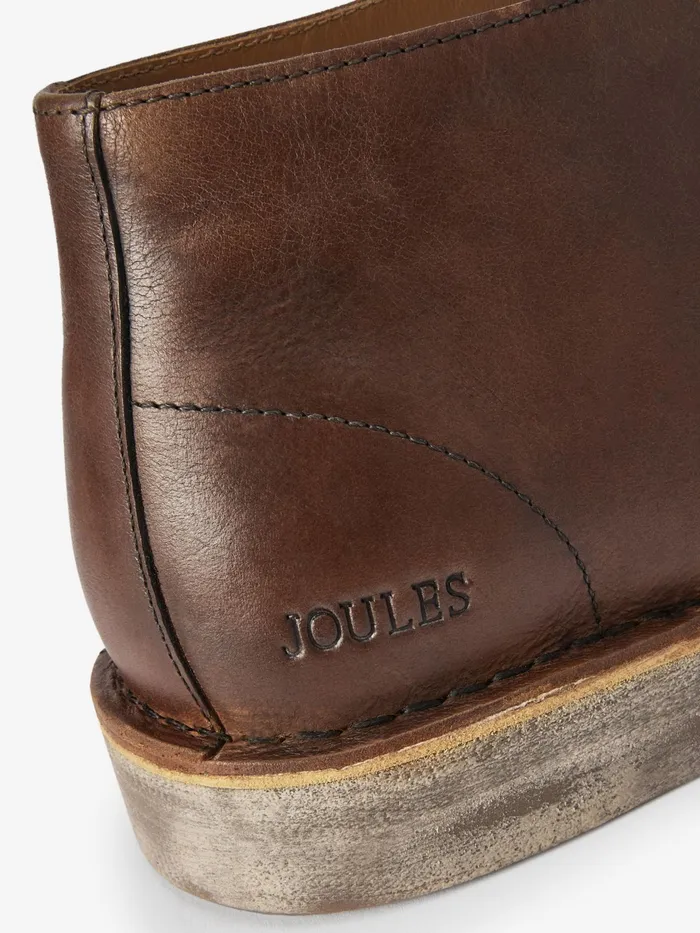 Joules Tan Brown Desert Boots Men Boots