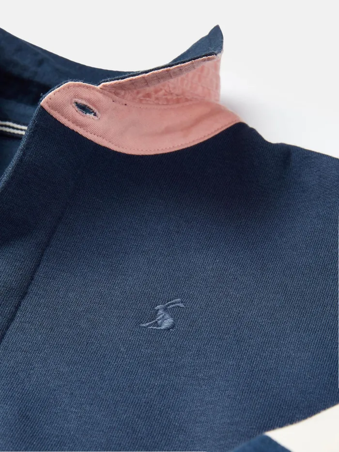 Joules Try 8211 CreamNavy Rugby Sweatshirt Girls Sweatshirts and Hoodies