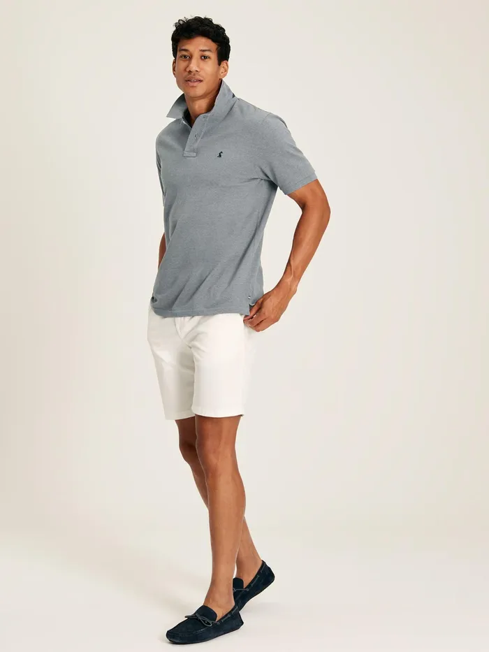 Joules Woody 8211 Grey Classic Fit Polo Shirt Men Tops and Tshirts