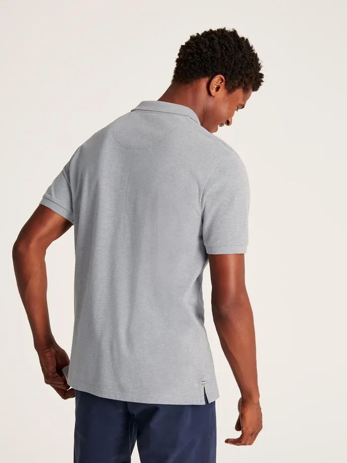 Joules Woody 8211 Grey Polo Shirt Men Tops and Tshirts