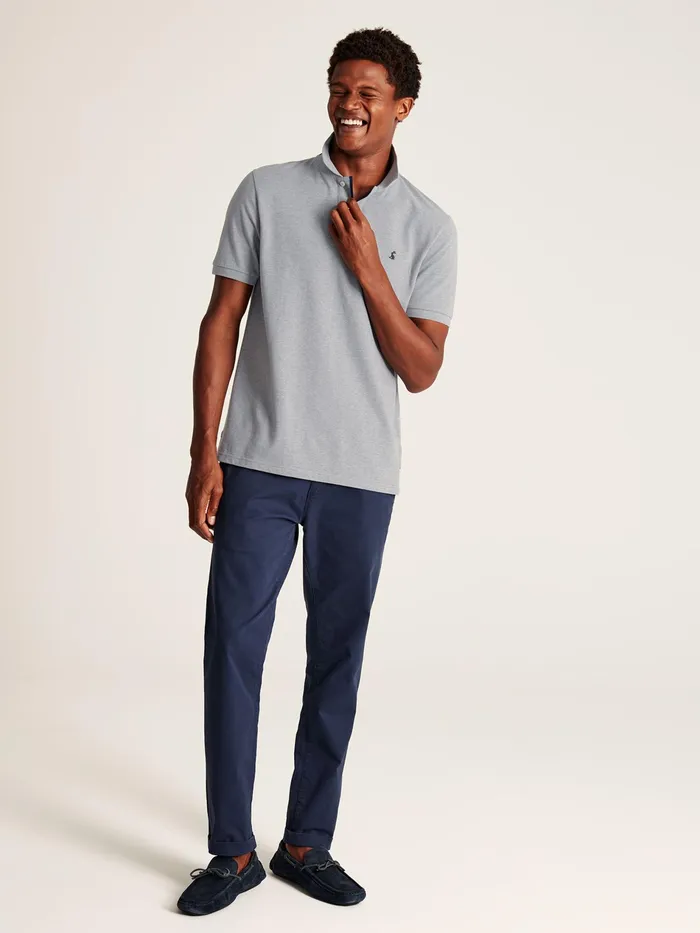 Joules Woody 8211 Grey Polo Shirt Men Tops and Tshirts