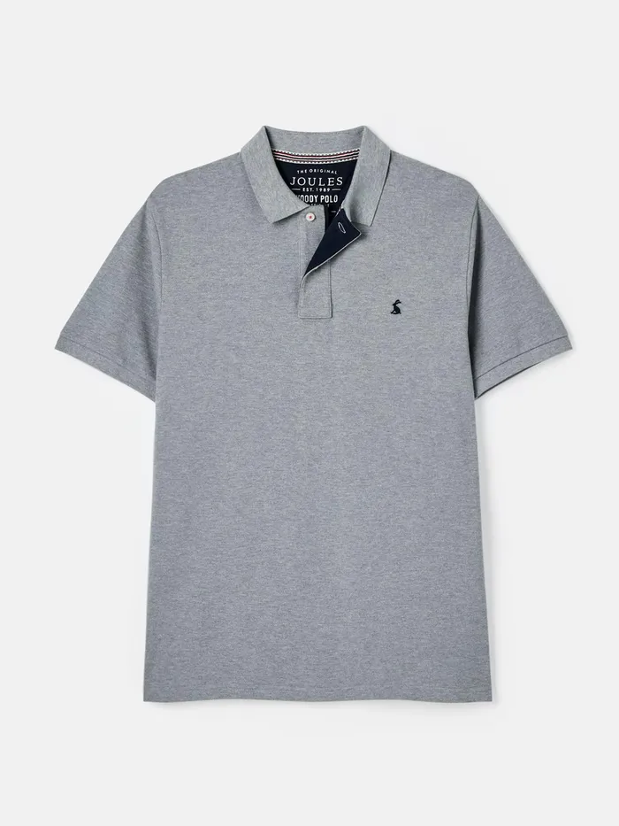Joules Woody 8211 Grey Polo Shirt Men Tops and Tshirts