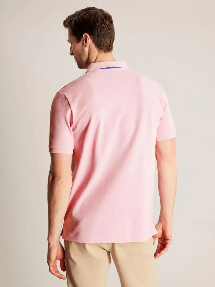 Joules Woody 8211 Pink Polo Shirt Men Tops and Tshirts
