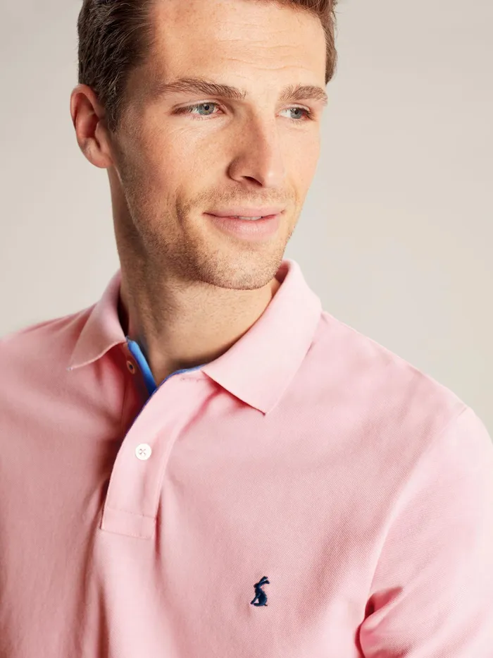 Joules Woody 8211 Pink Polo Shirt Men Tops and Tshirts