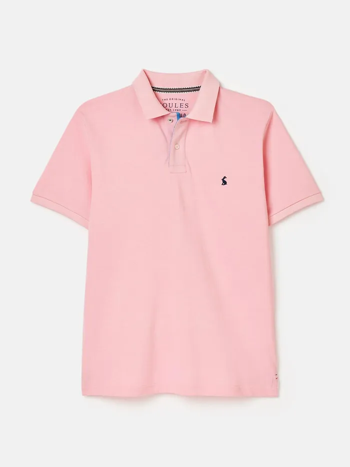 Joules Woody 8211 Pink Polo Shirt Men Tops and Tshirts