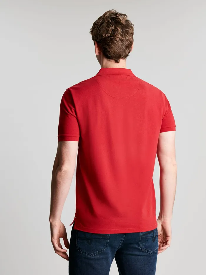 Joules Woody 8211 Red Polo Shirt Men Tops and Tshirts