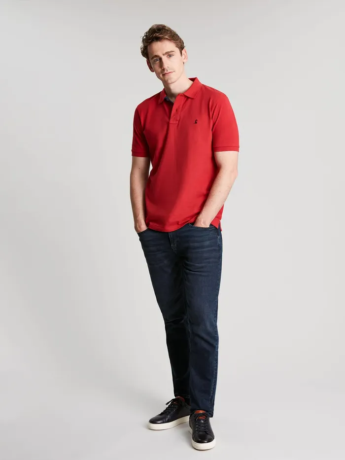 Joules Woody 8211 Red Polo Shirt Men Tops and Tshirts