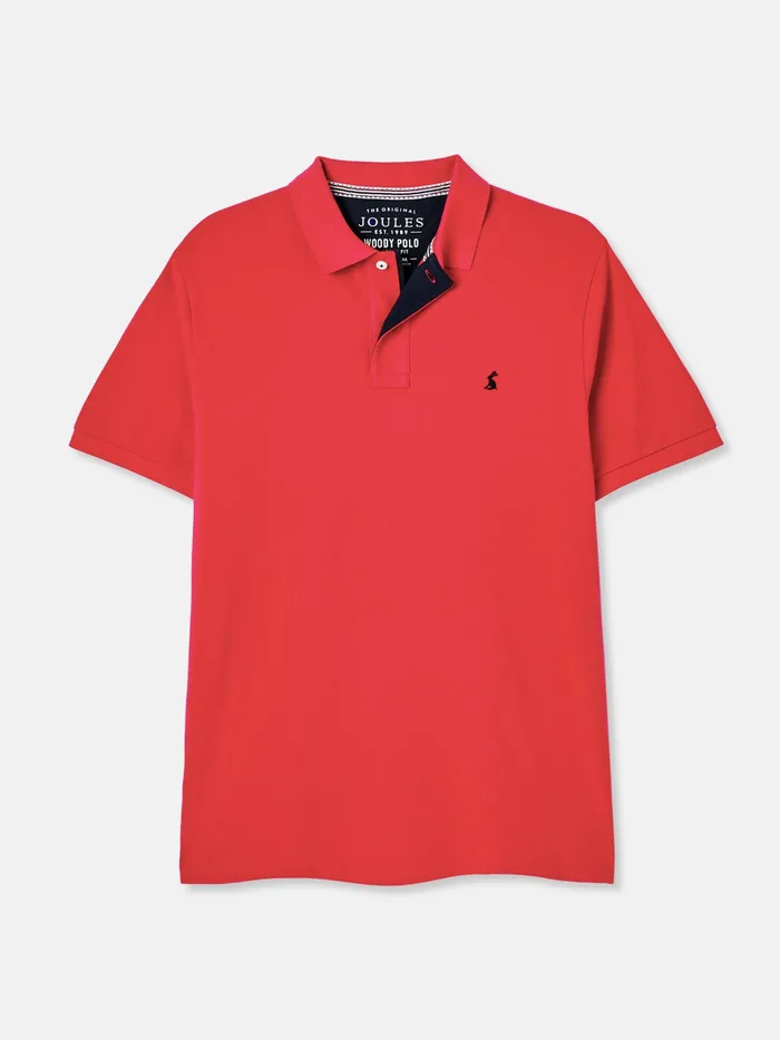 Joules Woody 8211 Red Polo Shirt Men Tops and Tshirts