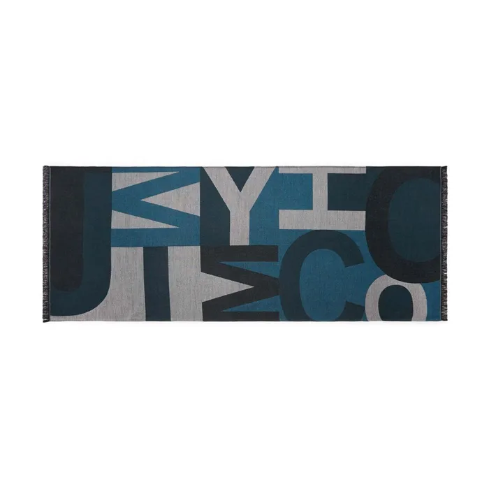 Jude Dark Green Woven Wool Scarf S800 Dark Green Men JIMMY CHOO Scarf