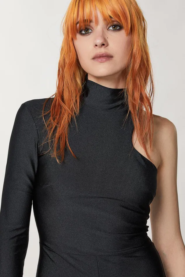 Jumpsuits Women Patrizia Pepe Jersey Jumpsuit With Zip Nero