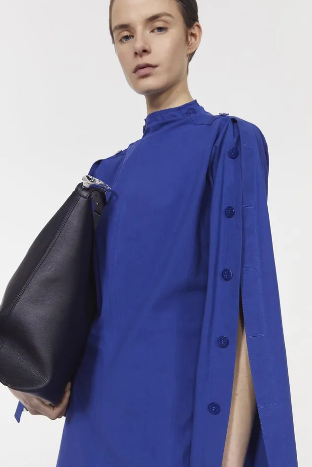 Kathr Cotton Dress Workwear Blue Women Rodebjer Dresses and Caftans