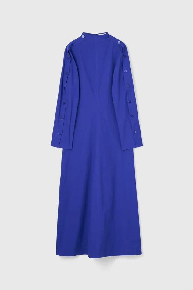 Kathr Cotton Dress Workwear Blue Women Rodebjer Dresses and Caftans