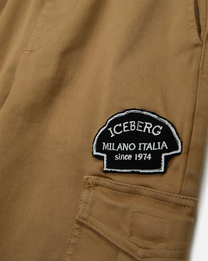 Kids BOY FW24 Iceberg Junior Collection Cargo Trousers Kids BOY FW24 Iceberg Junior Collection Cargo Trousers