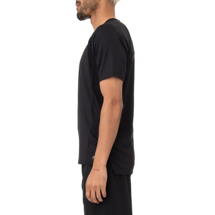 Kombat Bakro Active TShirt 8211 Black Black Kappa Mens TShirts Popular