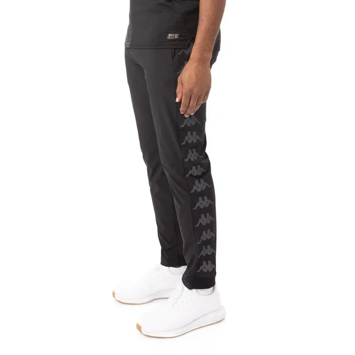 Kombat Bertu Active Pants 8211 Black Black Kappa Mens Track Suits Christmas Gift