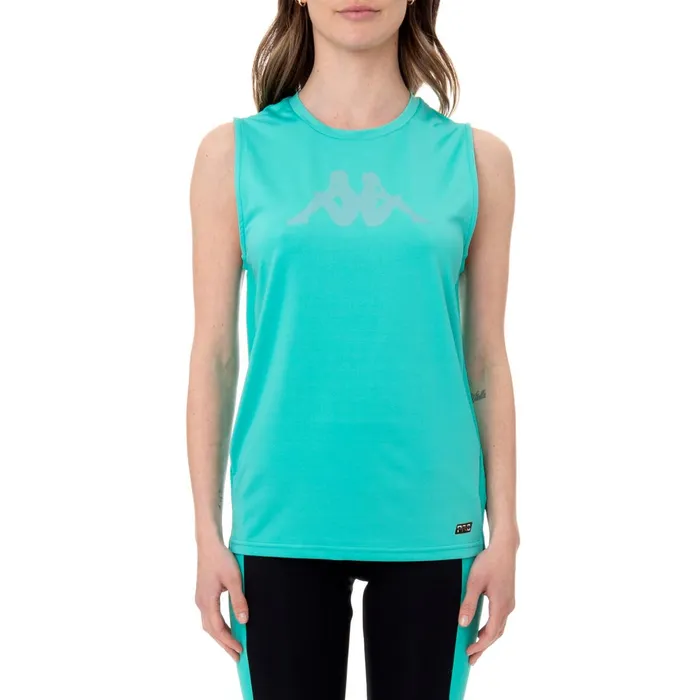 Kombat Bucrel Active Tank 8211 Green Green Kappa Womens Tanks and Bras