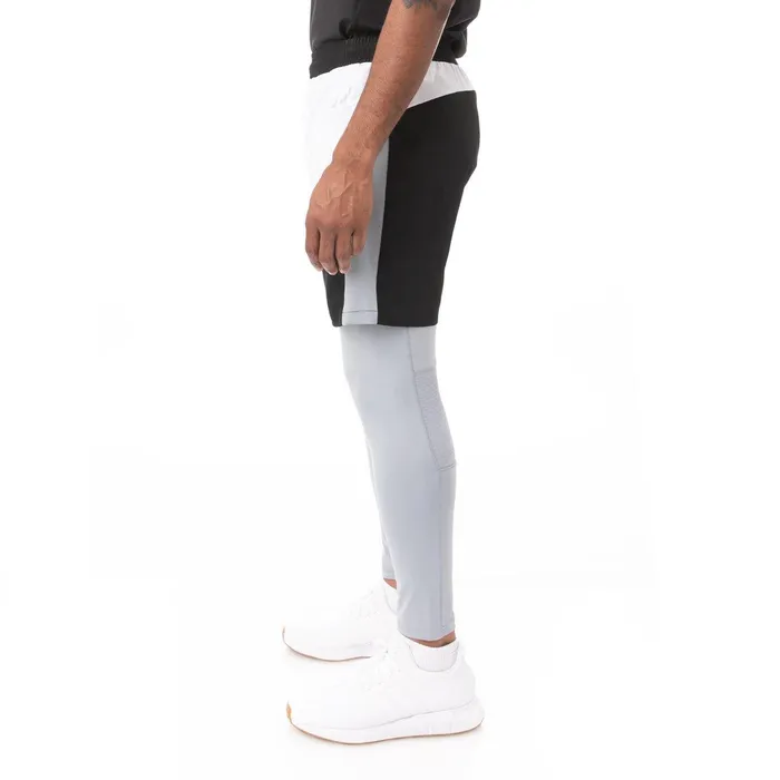 Kombat Caral Active Shorts 8211 White Black Grey White Black Grey Kappa Mens Kombat Online Shopping