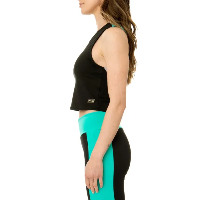 Kombat Cheryl Active Tank 8211 Black Green White Black Green White Kappa Womens Tanks and Bras