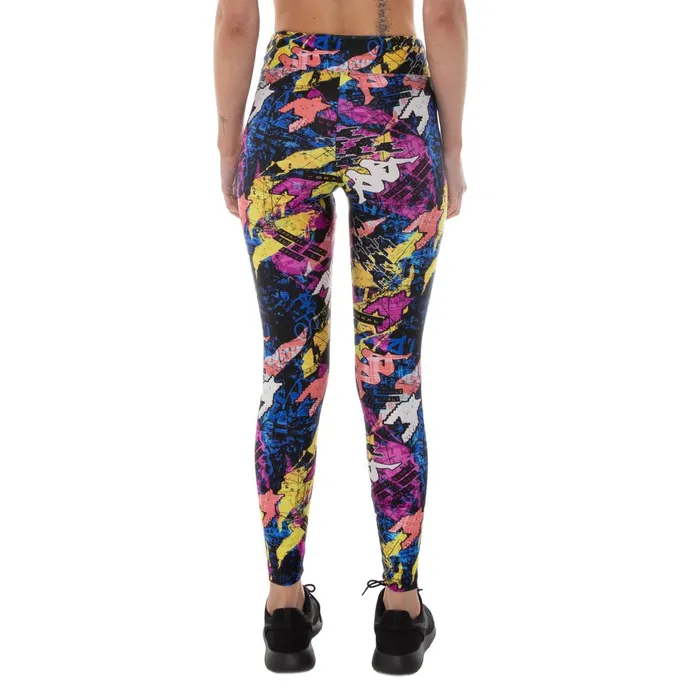 Koral X Kappa Lustrous High Rise Infinity Leggings Grafitti Kappa Womens Leggings